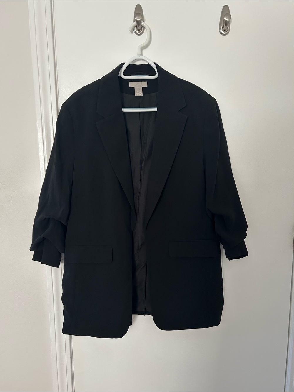 H&M Black Open-Front Women's Blazer Jacket
